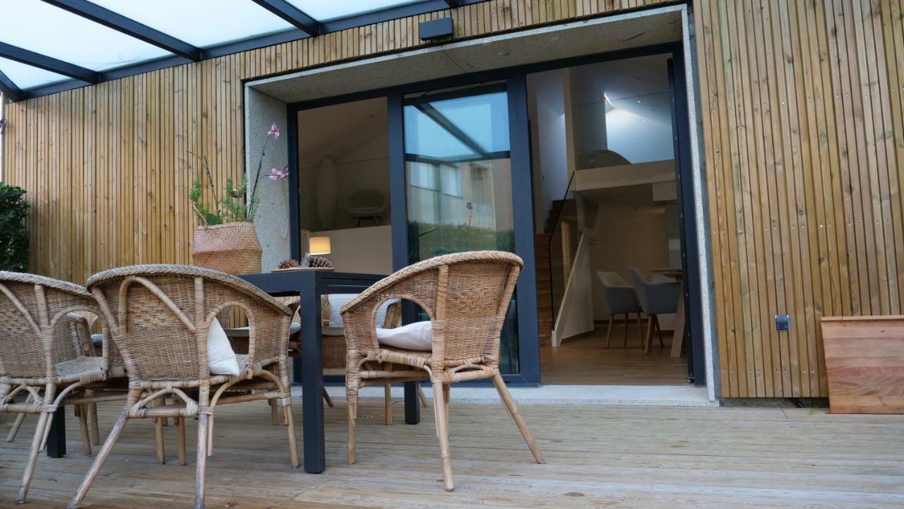 Casinas Marineiras Portosín Exterior foto